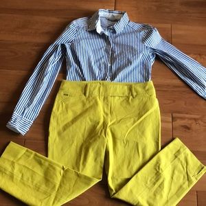 White House Black Market Crop Pants sz 4